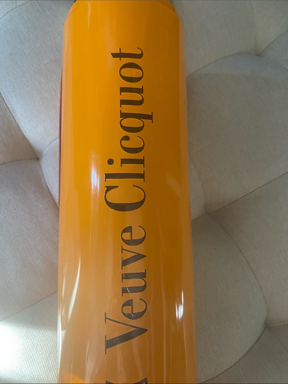 Veuve Clicquot Orange Decorative Mailbox - Picture 6 of 8